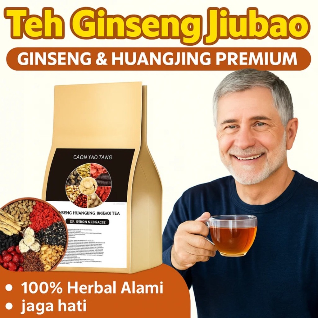 

❤️Pengiriman 24 Jam/COD❤️Teh Ginseng Jiubao Teh Nutrisi Ginjal Huangjing Minuman Kesehatan Qi | Essence Nine Treasures Tea | Teh Ginseng Liver dan Wolfberry Kombinasi Teh Kesehatan | Kantong Teh Bergizi Hati | Memperkaya Nutrisi