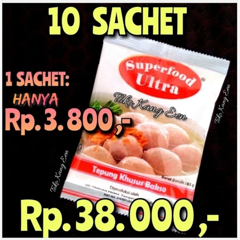 

NEW TEPUNG KHUSUS BAKSO - ULTRA SUPERFOOD - PERENYAH dan PENGENYAL BAKSO - HALAL PREMIUM