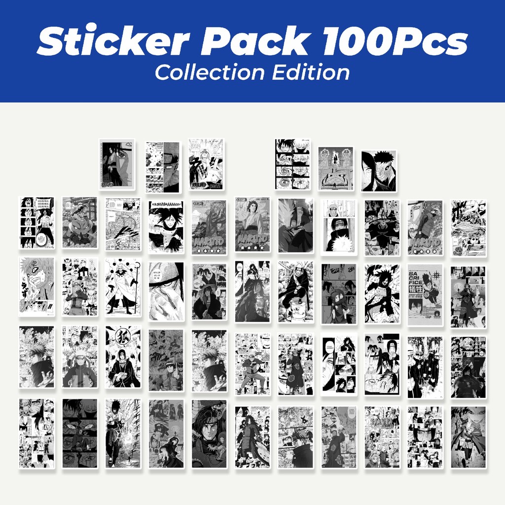 

Hot Stiker Anime Naruto Clasic B&W Lucu Anti Air Stikers Berperekat Waterproof Sticker Decal Buat Motor Helm Buku Journal Koper Casing HP Laptop Botol Minum