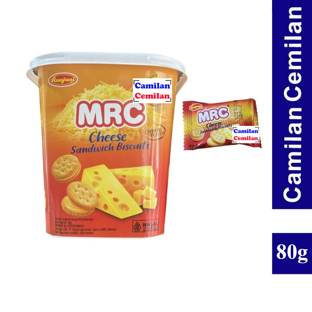 

MRC Cookies Cheese Biskuit rasa Keju Toples 80 gr