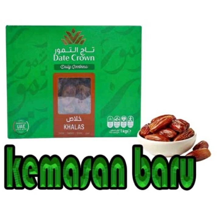 

KURMA KHALAS DATES CROWN 1KG EXP TERBARU