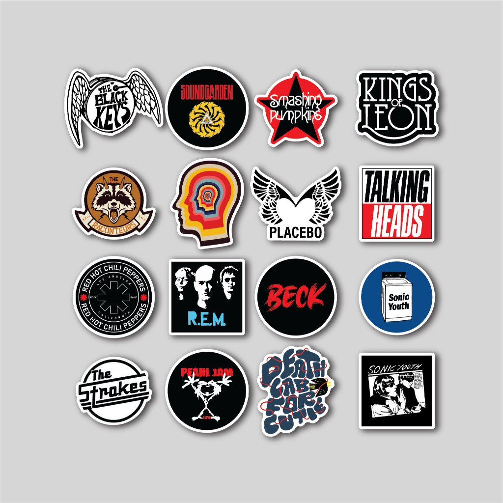 

Sticker Pack Alternative Rock Band | Sticker Tumblr | Stiker Laptop Koper Helm