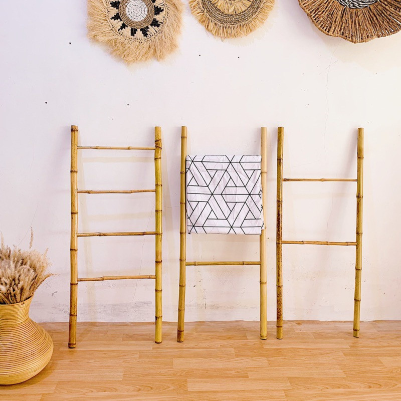 Tangga Bambu Dekorasi Rustic Handmade Murah