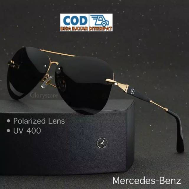 [BIG SALE] PROMO Kacamata Pilot Pria Wanita MB 743  Polarized Sunglass Anti Sinar UV 400