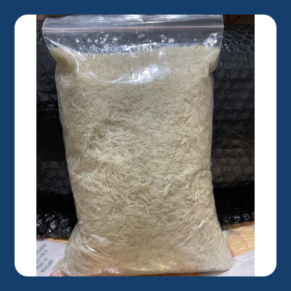 

Beras Basmati 1kg Repack premium untuk kebuli, briyani, mandhi, kabsah
