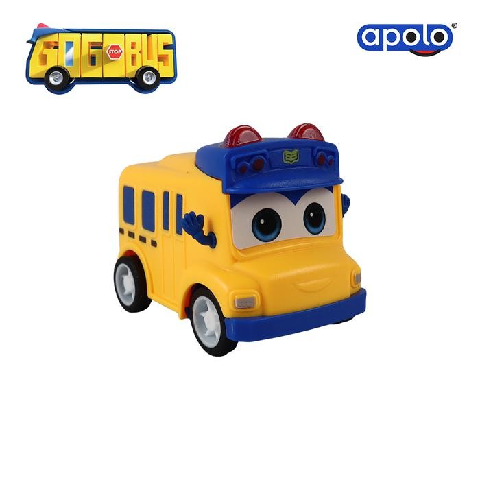 Gogo Bus Pull Back Vehicle - School Bus