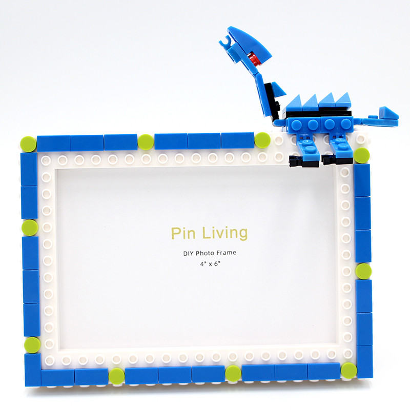 

Giant Dragon Children's Diy Plastic Building Block Photo Frame Baby Handmade Table Set 6-inch 7-inch Kindergarten
