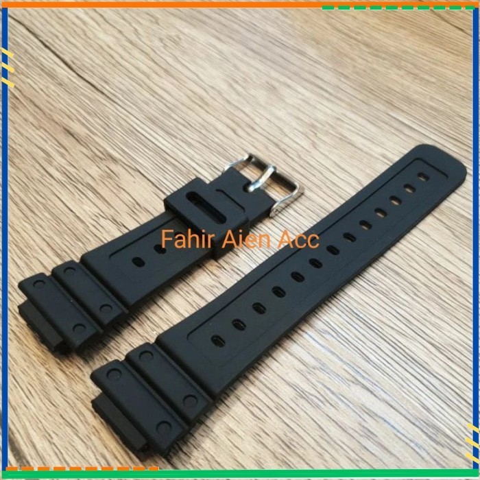 TALI JAM G5600E G5600 RUBBER STRAP KARET G 5600 FREE PEN - Hitam