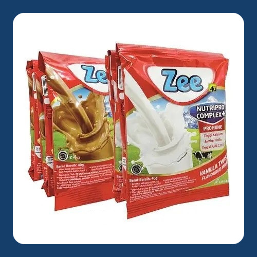 

Zee Susu Bubuk Coklat dan Vanila sachet renceng (10pcs x 40gr)