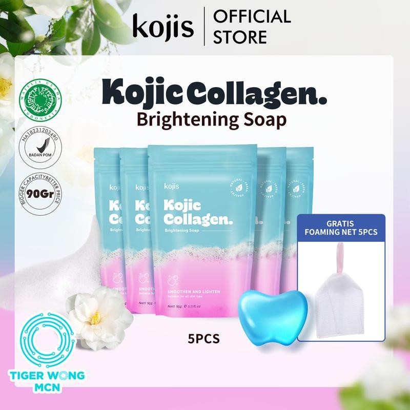 

[TW] [BPOM] Kojis KOJIC Collagen Brightening Soap 90Gr COD Bunga Hitam Kotoran Mencerahkan Melembutkan