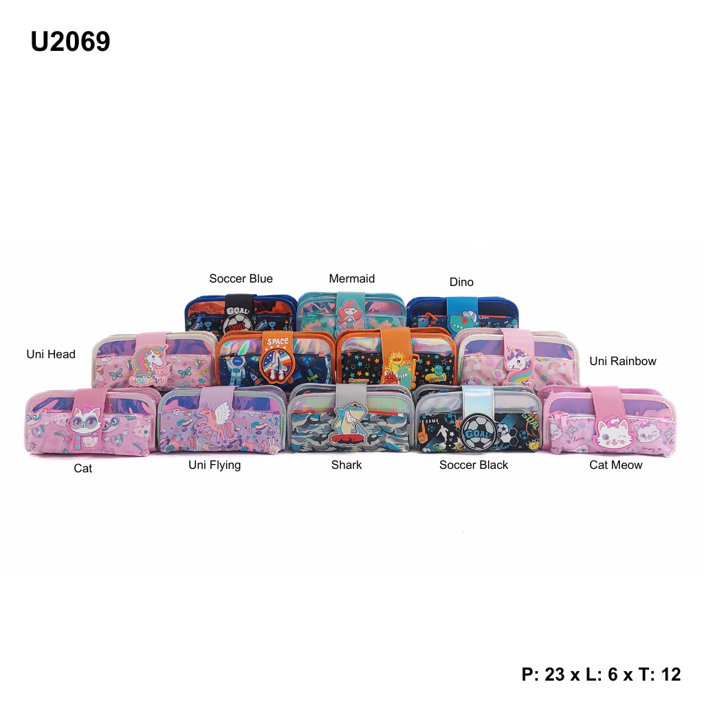 

Kotak pensil anak Karakter Lipat - U2069