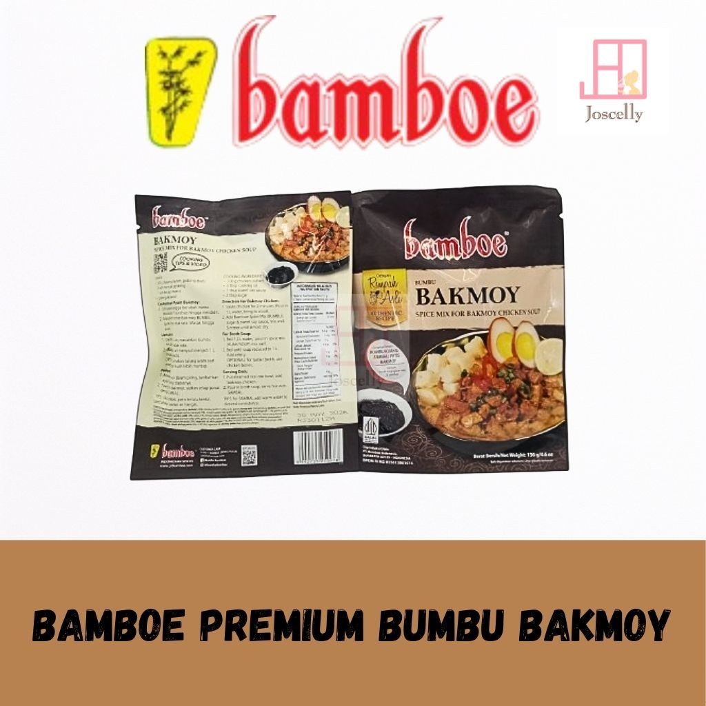 

JOSCELLY.ID BAMBOE Premium / Authentic Recipe Bumbu Bakmoy Spice Mix for Bakmoy Chicken Soup