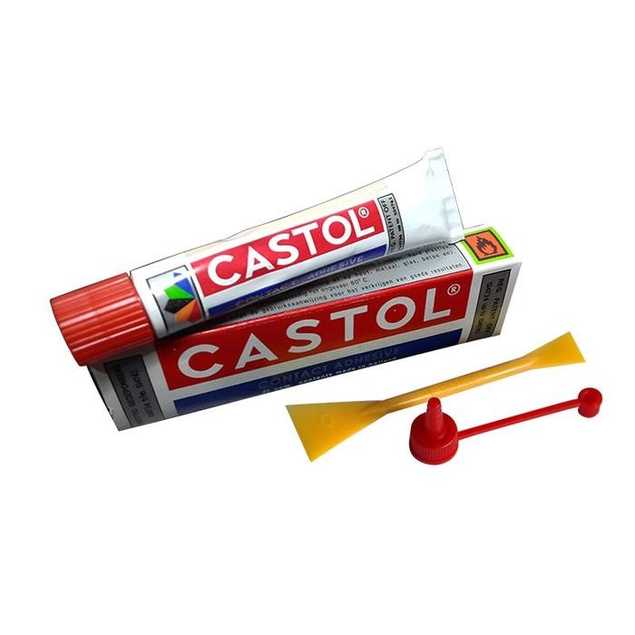 

1 LUSIN Lem Castol Contact Adhesive Tube Kecil 21cc - -, -