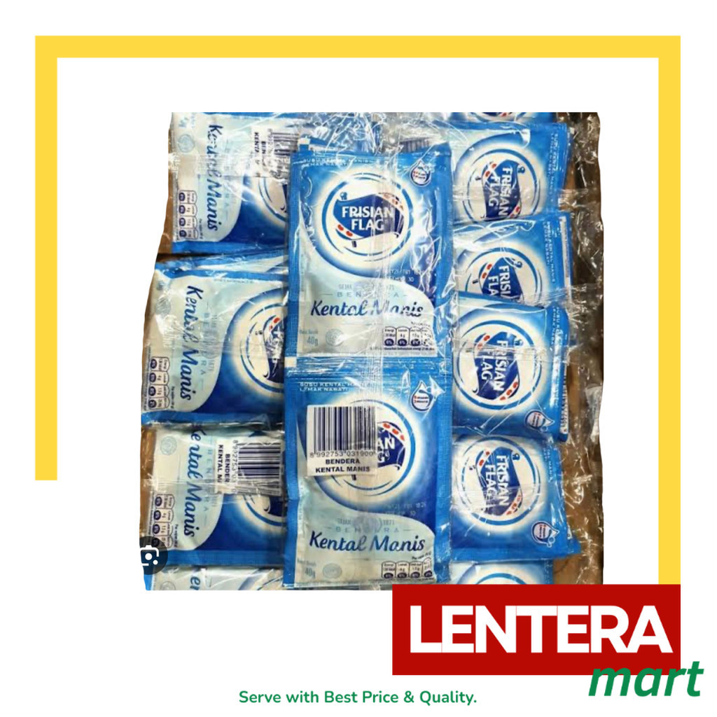 

Susu Bendera Kental Manis Frisian Flag 1 Pack Isi 6 Saset @38gr LenteraMart