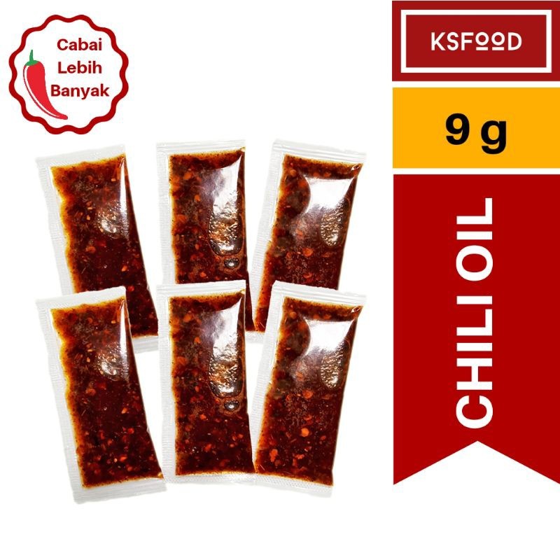 

TermurahChili Oil / Minyak Cabai 9 gram (Isi 20 Sachet)new