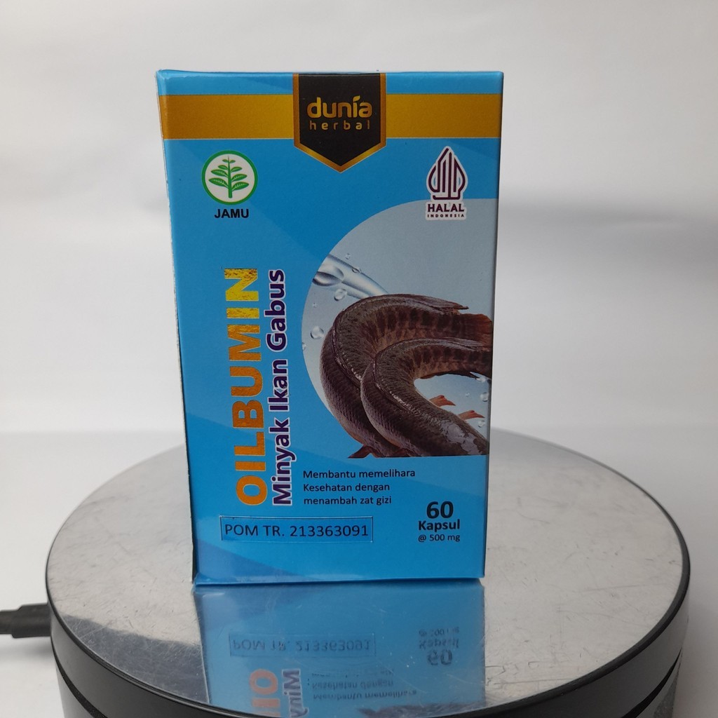 Oilbumin | Minyak Ikan Gabus 60 Kapsul Surakarta Herbal Genuk