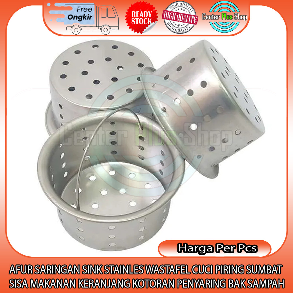 Lubang Saringan Cuci Piring Afur Sink Sampah Keranjang Makanan Filter Lobang Praktis Kotoran Dapur A