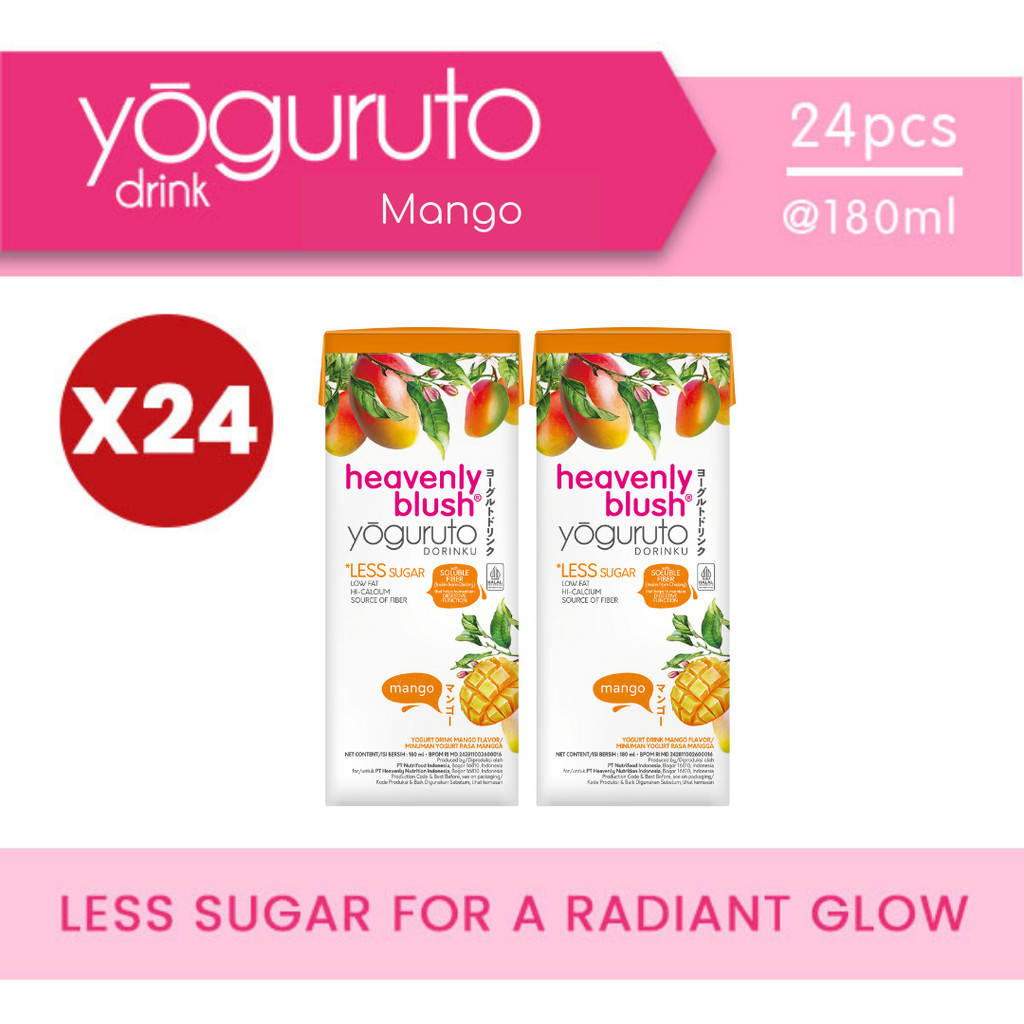 

Yogurt Heavenly Blush Yoguruto Mango [24Px180ml]
