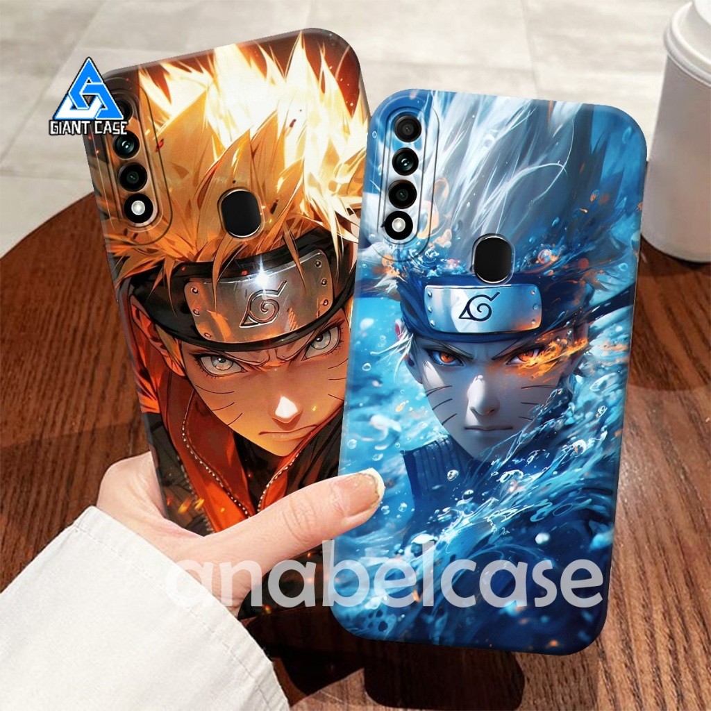 Giantcase - Softcase OPPO A31 A8 A53 A33 A54 A55 4G A57 2022 A77S A76 A96 A36 Motif Naruto Shippuden