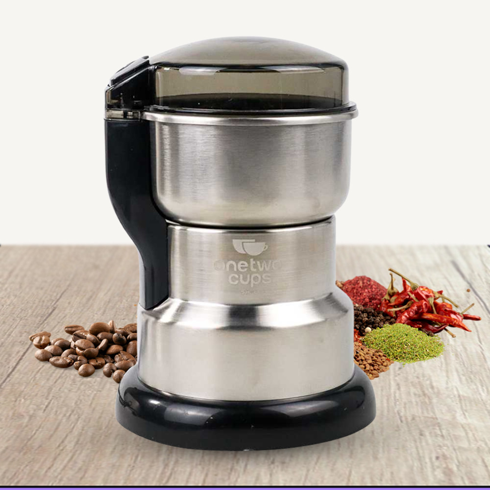 

ORI One Two Cups Alat Penggiling Kopi Elektrik Bumbu Coffee Grinder 200W - SH-666