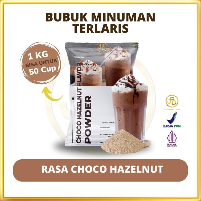 

Bubuk minuman Premium Rasa Choco Hazelnut 1Kg || Jakarta Bubble Drink Powder || Coklat Susu untuk es Cream Cokelat - Chocolate, 1 Kg [terlaris]