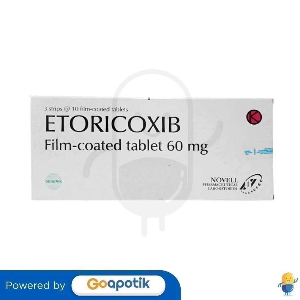 Etoricoxib Novell 60 Mg Box 30 Tablet