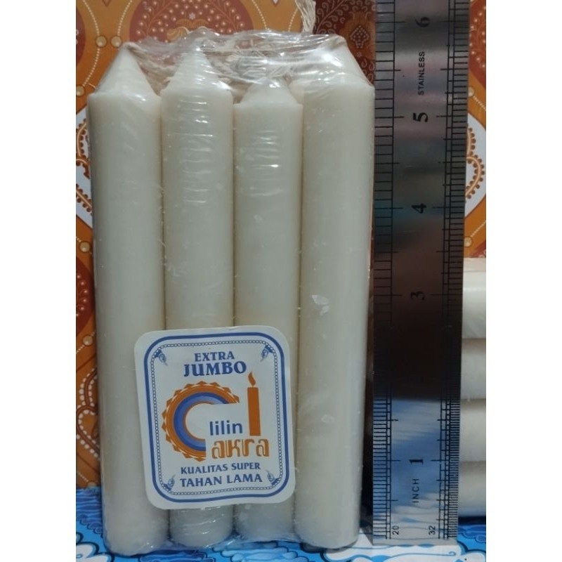 lilin Cakra extra jumbo per pack isi 8