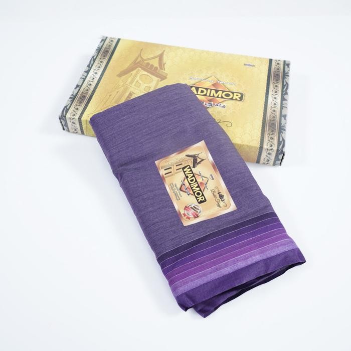 SARUNG TENUN WADIMOR BUKIT TINGGI SARUNG KATUN SARUNG DEWASA - Ungu