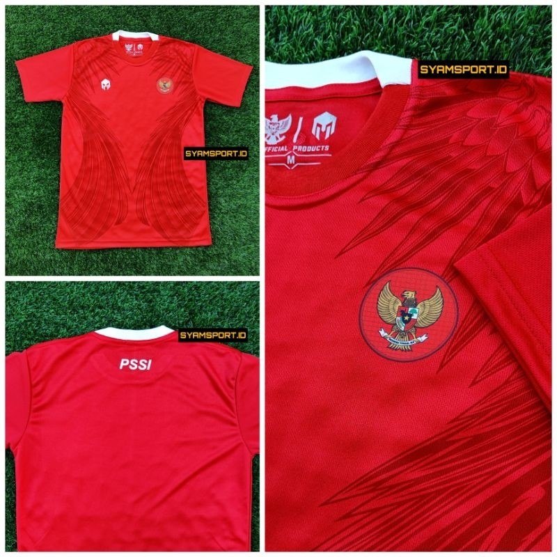 S91 Jersey Timnas Indonesia Retro Supporter Version Lokal 2021 2022 / Jersey Home Indonesia / Jersey