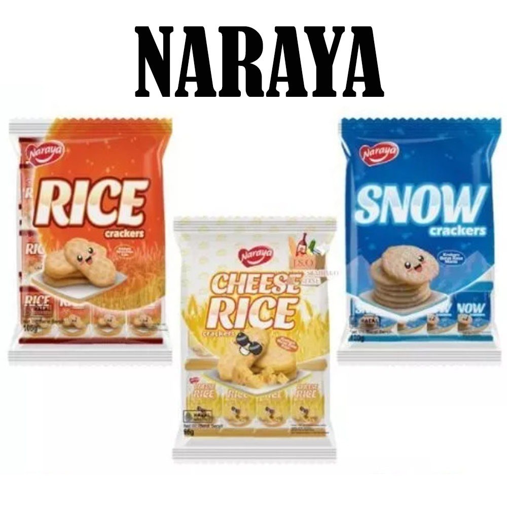 

NARAYA RICE CRACKERS / CHEESE CRACKERS / SNOW CRACKERS