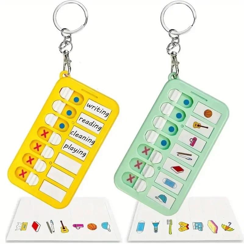 

Kid Self Discipline Check List Memo Board Daily Planner To Do List Korean Stationery Task Detachable Planning Board Key Chain