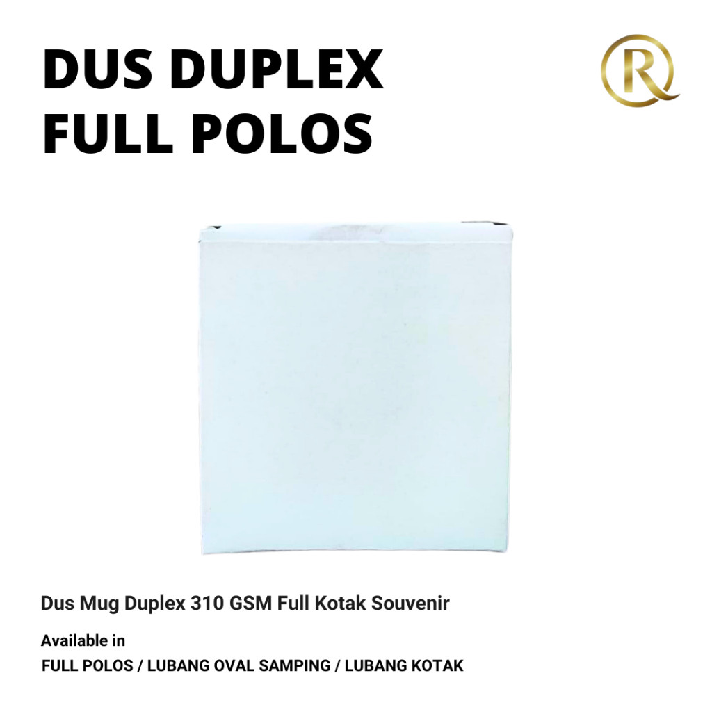 

ROSTIA Dus Mug Duplex 11cm x 11cm x 8.3cm 310 GSM Kotak Souvenir