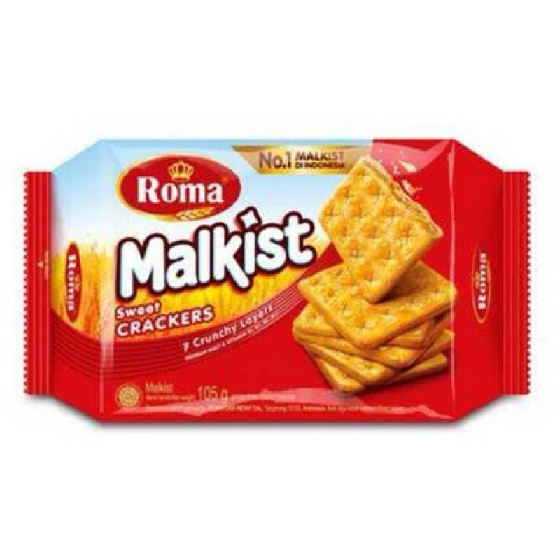 

Roma Malkist Crackers 105GR / 1 Dus / 30Pcs