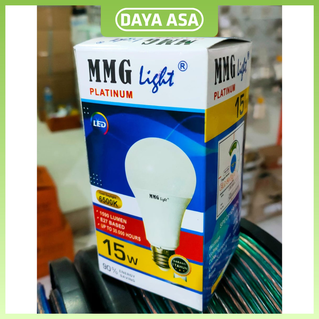 Lampu MMG PLATINUM LED Light | Bohlam Bulat Garansi