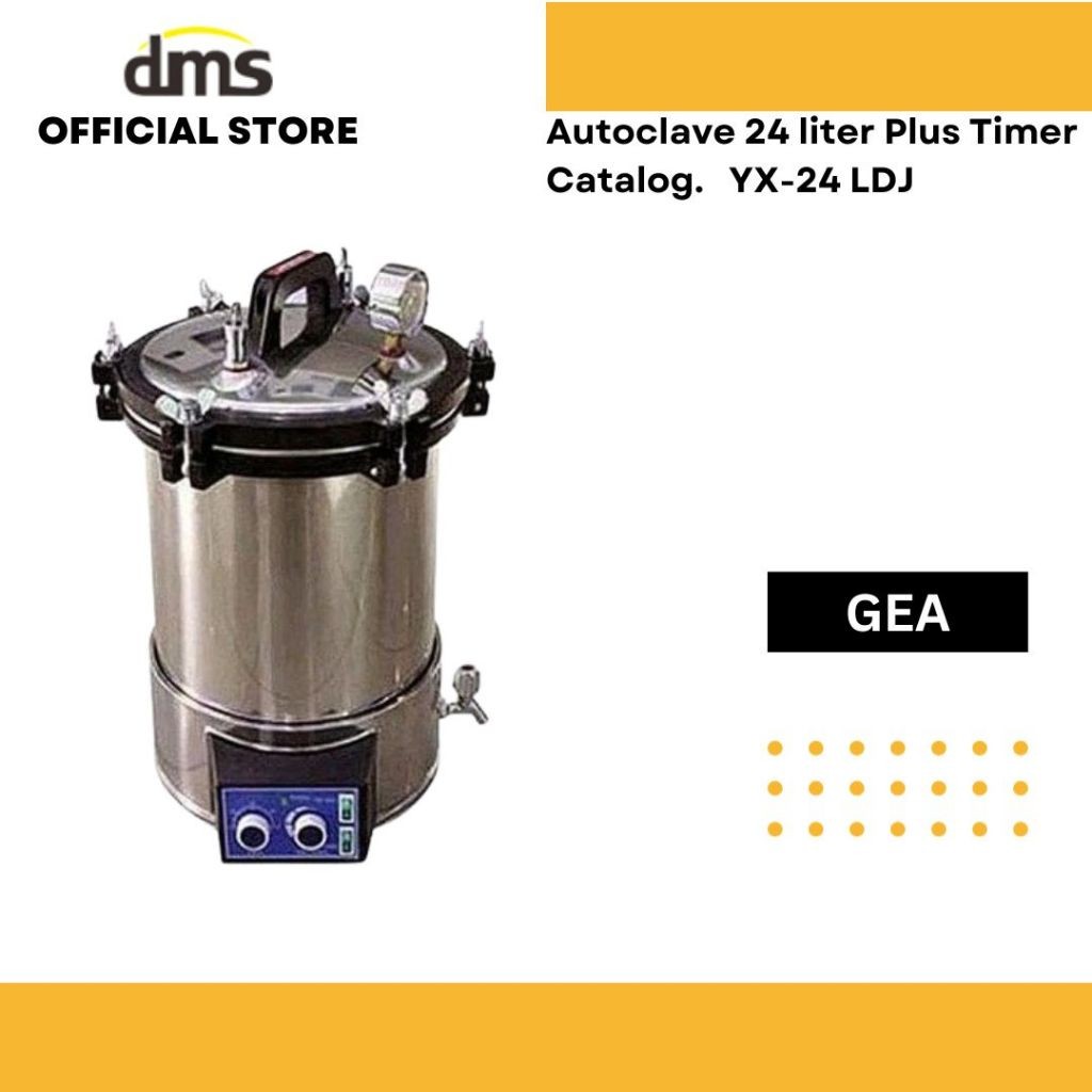 Autoclave 24 liter plus timer GEA
