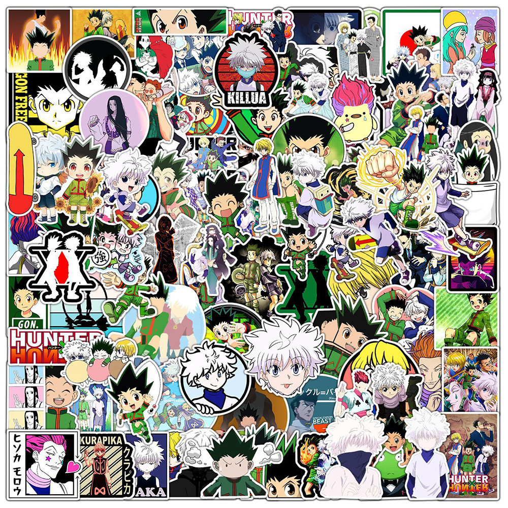 

10/30/50/100PCS Hunter X Hunter Anime Stickers Toys Waterproof DIY Laptop Skateboard Motorcycle Cool Cartoon Sticker Packs