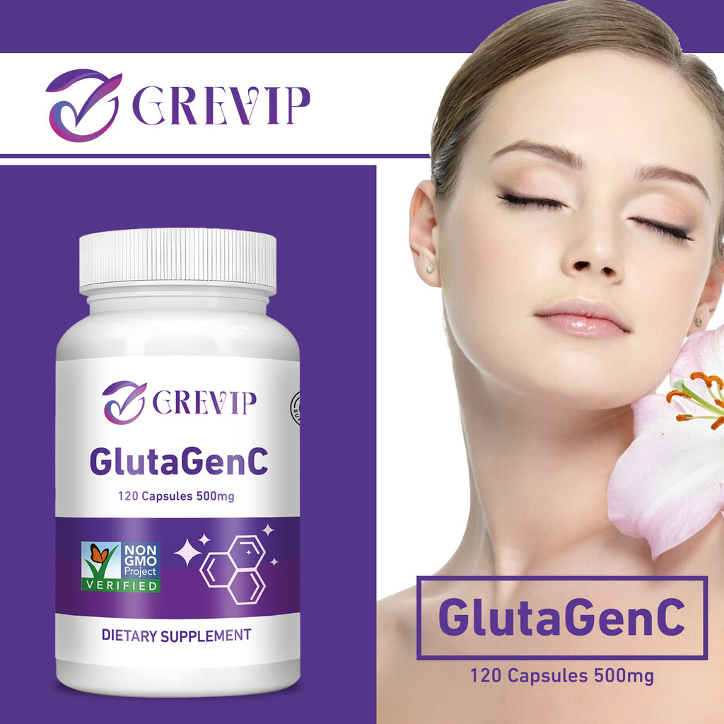 L-Glutathione Kapsul - Kombinasi L-Glutathione & Marine Collagen - Untuk Kulit Cerah & Awet Muda