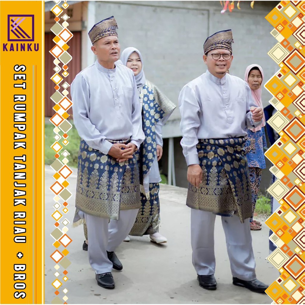 Setelan Rumpak dan Tanjak Riau/Tanjak Budak Melayu Riau/Songket Budak Melayu Riau