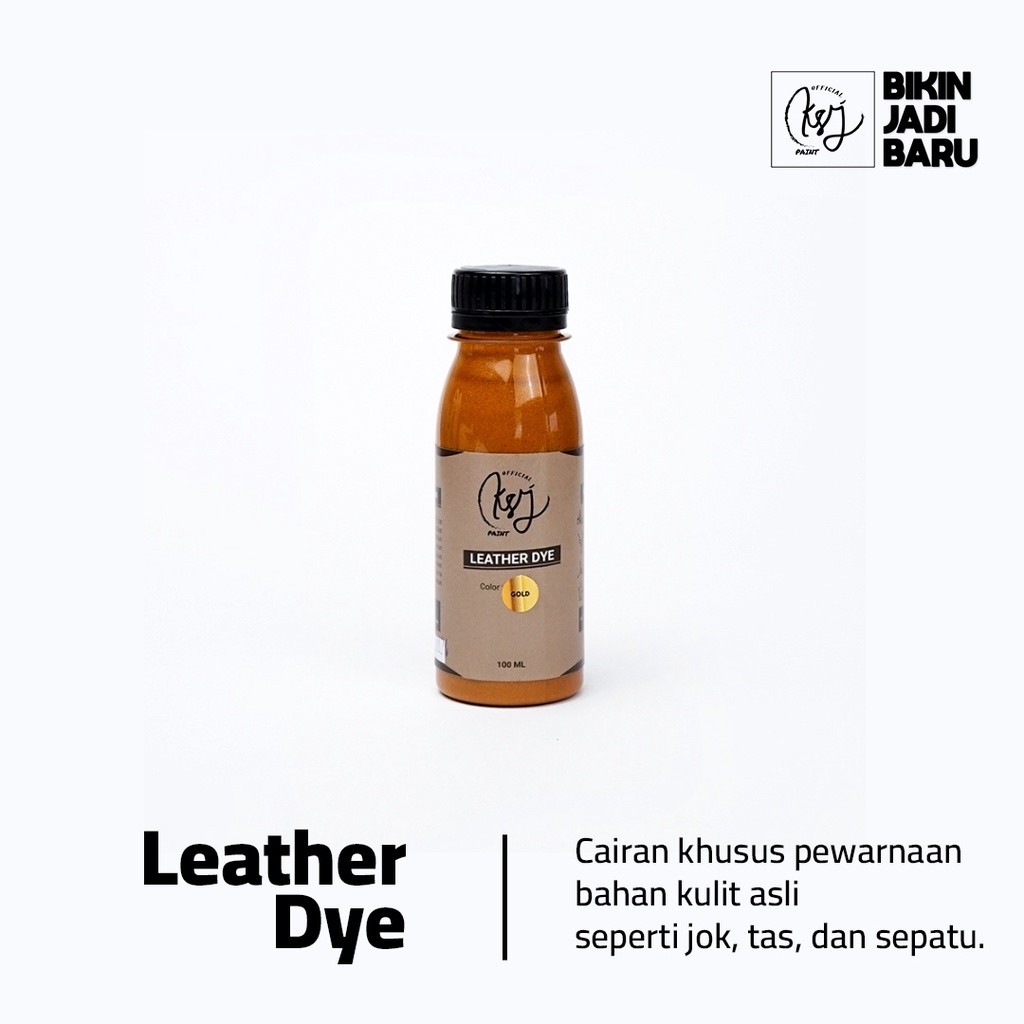 Cat Sepatu Kulit Asli  PREMIUM KSJ LEATHER DYE / Sepatu Kulit / Tas Kulit / Jaket Kulit / Sofa Kulit