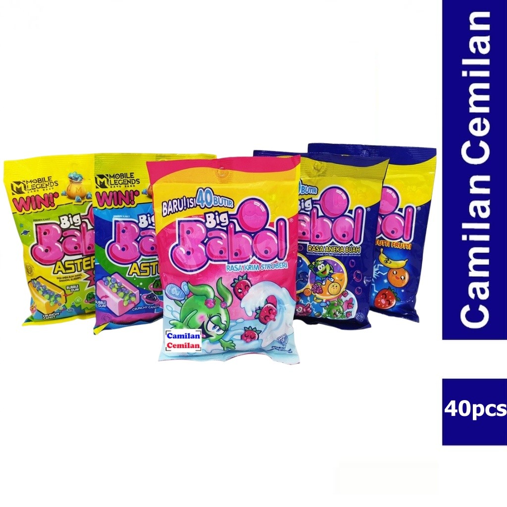 

Permen Chupa Chups Big Babol Permen Karet isi 40 bks x 4 gr