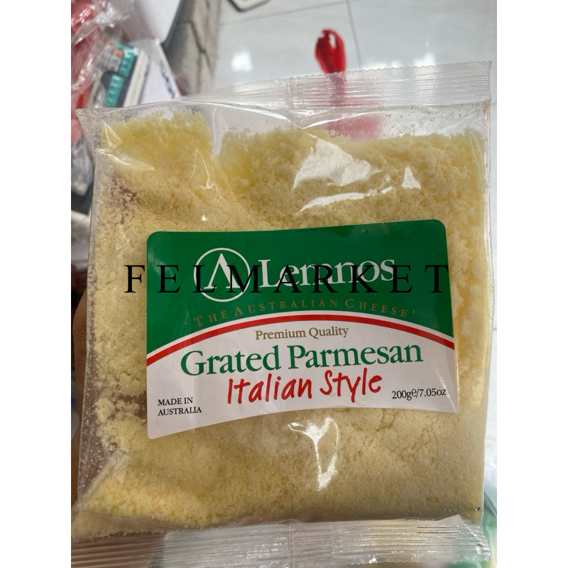 

Keju Lemnos Grated Parmesan Italian Style / keju Parut Parmesan / 200 grm