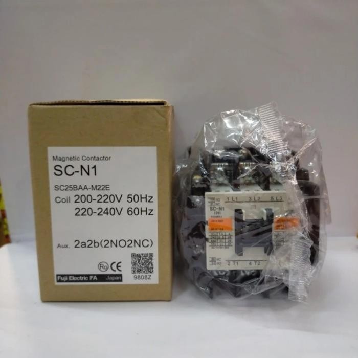 KONTAKTOR FUJI SC-N1 SCN1 SCN-1 220V ORIGINAL