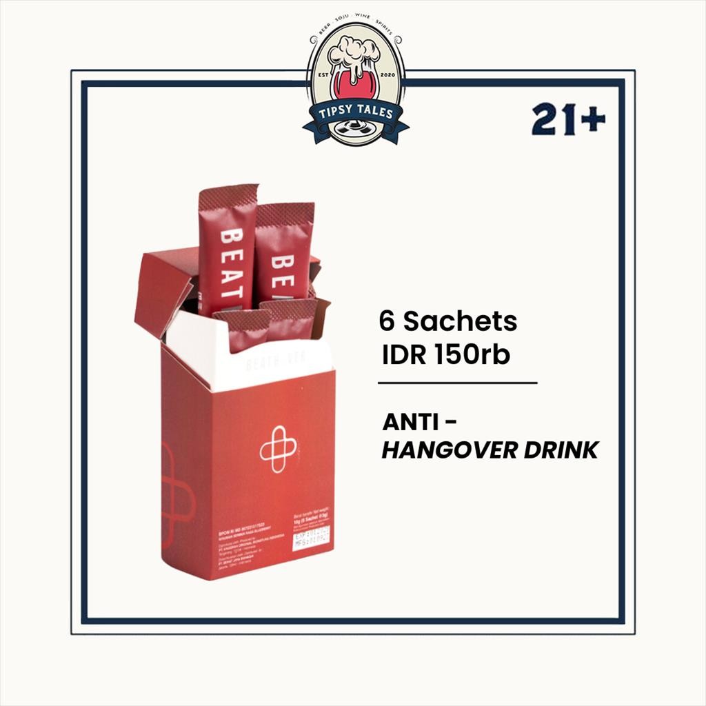 

6PCS Beathover Minuman Hangover Cure / Anti Hangover 1 Sachet