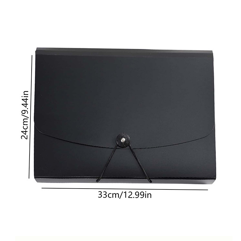 

1pc Accordion File Holder Organizer，A4 Documents and Receipts - Ideal for school, Home and Office Organization