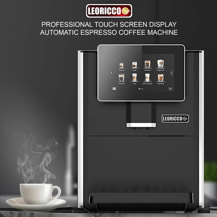 Mesin Kopi Espresso Otomatis Full Automatic Coffee Maker Leoricco