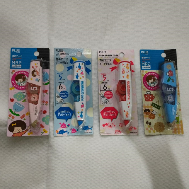 

Correction Tape PLUS WH-645 Pale Pink Blue WH-615 BTS LIMITED EDITION