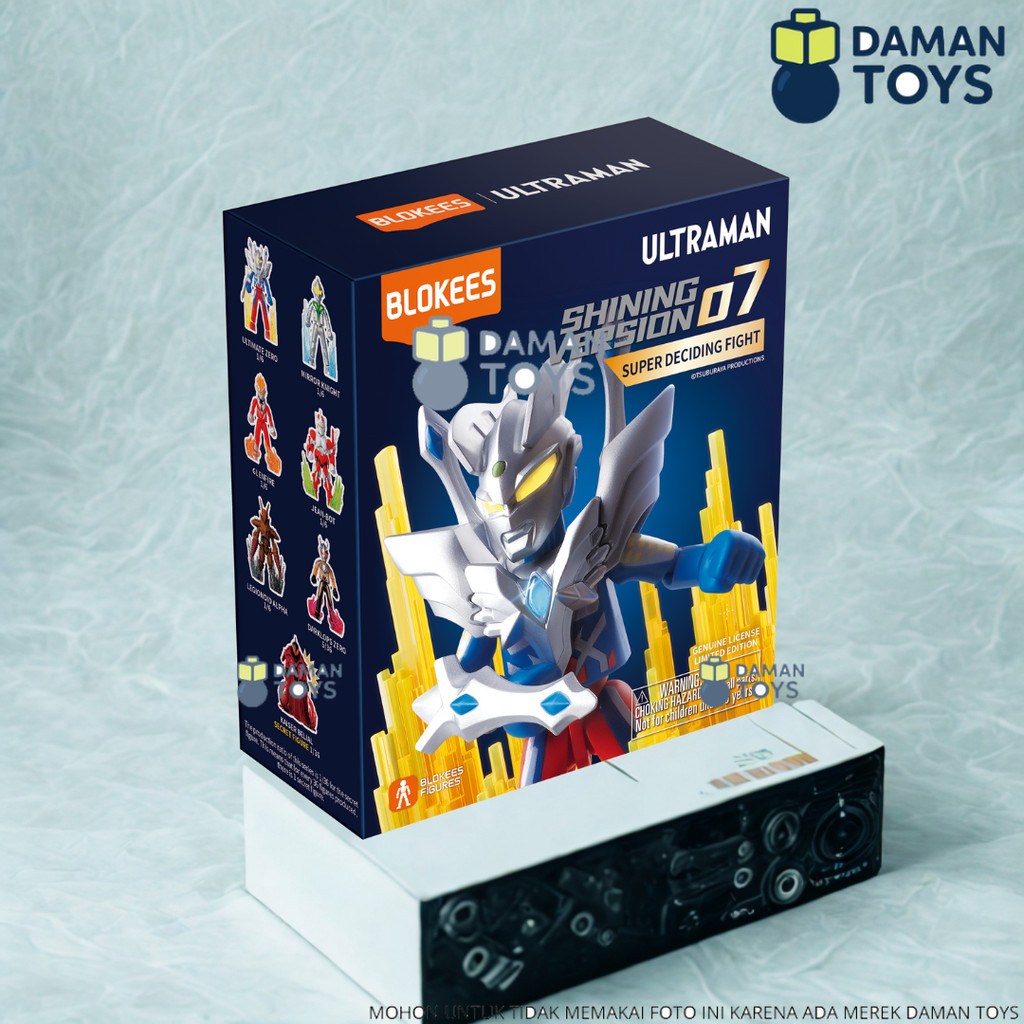Blind Box Blokees Ultraman Shining Version Kaiser Belial Ultimate Zero Jean Bot Darklops Glenfire
