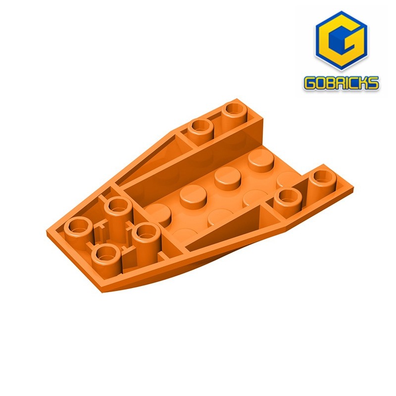 

Gobricks GDS-1126 Wedge 6 x 4 Triple Inverted Curved compatible with 43713 children's toys Assembles Building Blocks