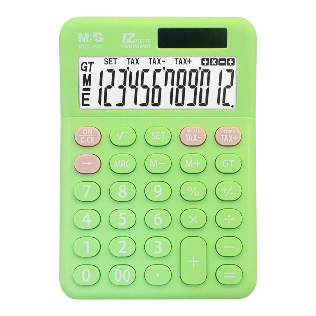 

Calculator MGC-20UC Mirip Kalkulator Casio Kalkulator Saku Mini TAX M&G ADG981J0