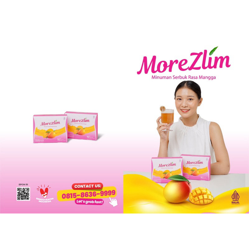 

1 Pax MoreZlim minuman kesehatan rasa mangga